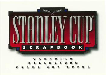1997-98 Donruss Canadian Ice #NNO Stanley Cup Scrapbook Framed Set Offer Front