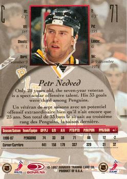 1997-98 Donruss Canadian Ice #71 Petr Nedved Back