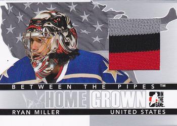 2009-10 In The Game Between The Pipes - Homegrown Silver #HG-21 Ryan Miller  Front