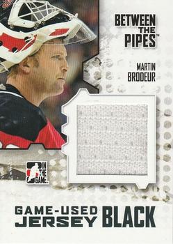 2009-10 In The Game Between The Pipes - Jerseys Black #M-02 Martin Brodeur  Front