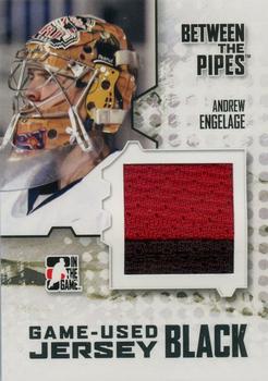 2009-10 In The Game Between The Pipes - Jerseys Black #M-11 Andrew Engelage  Front