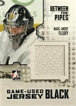 2009-10 In The Game Between The Pipes - Jerseys Black #M-12 Marc-Andre Fleury  Front