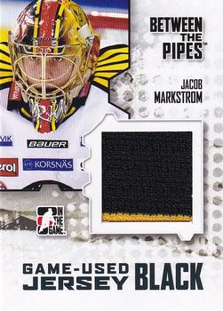 2009-10 In The Game Between The Pipes - Jerseys Black #M-14 Jacob Markstrom  Front