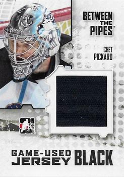 2009-10 In The Game Between The Pipes - Jerseys Black #M-30 Chet Pickard  Front