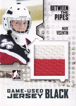 2009-10 In The Game Between The Pipes - Jerseys Black #M-43 Mark Visentin  Front