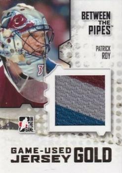 2009-10 In The Game Between The Pipes - Jerseys Gold #M36 Patrick Roy  Front