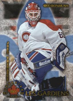 1997-98 Donruss Canadian Ice - Les Gardiens #6 Jose Theodore Front