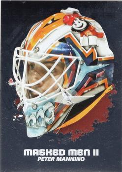 2009-10 In The Game Between The Pipes - Masked Men II Silver #MM-29 Peter Mannino  Front