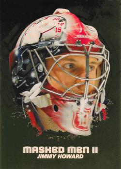 2009-10 In The Game Between The Pipes - Masked Men II Gold #MM-09 Jimmy Howard  Front