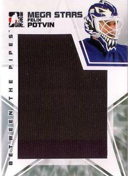 2009-10 In The Game Between The Pipes - Mega Stars Black #MS-02 Felix Potvin  Front
