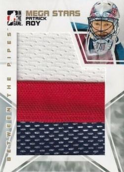 2009-10 In The Game Between The Pipes - Mega Stars Gold #MS19 Patrick Roy  Front