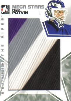2009-10 In The Game Between The Pipes - Mega Stars Silver #MS-02 Felix Potvin  Front