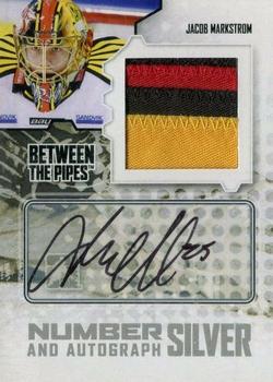 2009-10 In The Game Between The Pipes - Numbers Autographs Silver #MAJM Jacob Markstrom  Front