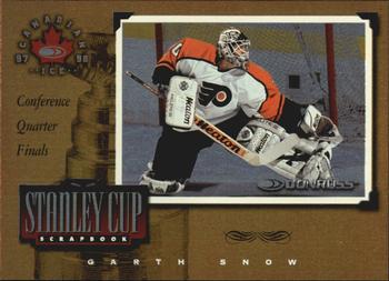 1997-98 Donruss Canadian Ice - Stanley Cup Scrapbook #10 Garth Snow Front