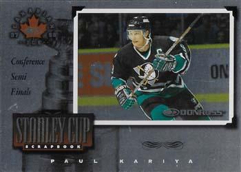 1997-98 Donruss Canadian Ice - Stanley Cup Scrapbook #20 Paul Kariya Front
