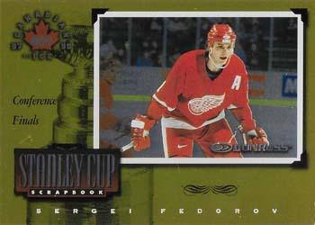 1997-98 Donruss Canadian Ice - Stanley Cup Scrapbook #26 Sergei Fedorov Front