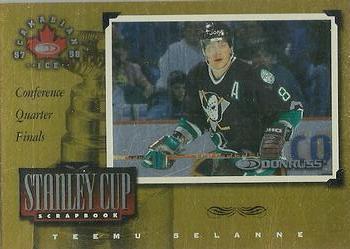 1997-98 Donruss Canadian Ice - Stanley Cup Scrapbook #8 Teemu Selanne Front
