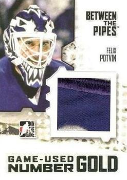 2009-10 In The Game Between The Pipes - Numbers Gold #M-31 Felix Potvin  Front