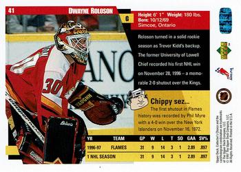 1997-98 Collector's Choice #41 Dwayne Roloson Back