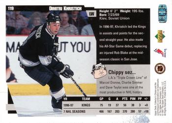 1997-98 Collector's Choice #119 Dimitri Khristich Back