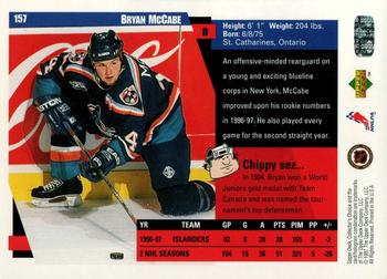1997-98 Collector's Choice #157 Bryan McCabe Back