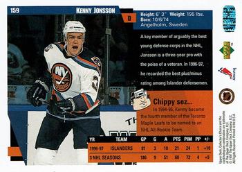 1997-98 Collector's Choice #159 Kenny Jonsson Back