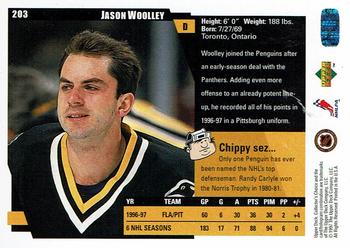 1997-98 Collector's Choice #203 Jason Woolley Back