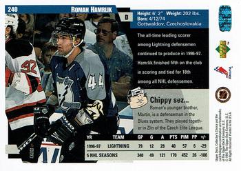 1997-98 Collector's Choice #240 Roman Hamrlik Back
