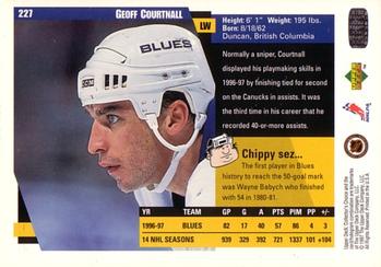1997-98 Collector's Choice #227 Geoff Courtnall Back