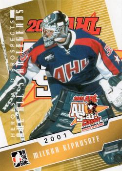 2009-10 In The Game Heroes and Prospects - AHL All Star Legends #AS-18 Miikka Kiprusoff  Front