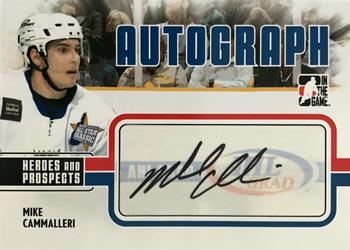 2009-10 In The Game Heroes and Prospects - Autographs #A-MC Mike Cammalleri  Front