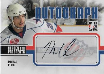 2009-10 In The Game Heroes and Prospects - Autographs #A-MR Michal Repik  Front