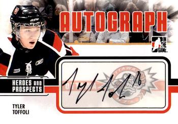 2009-10 In The Game Heroes and Prospects - Autographs #A-TT Tyler Toffoli  Front