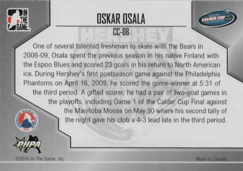 2009-10 In The Game Heroes and Prospects - Calder Cup Winners #CC-08 Oskar Osala  Back