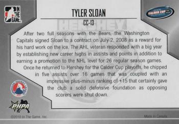 2009-10 In The Game Heroes and Prospects - Calder Cup Winners #CC-13 Tyler Sloan  Back
