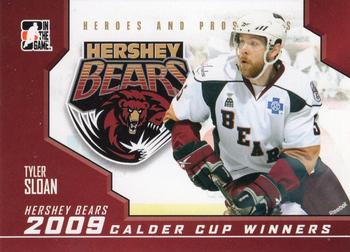 2009-10 In The Game Heroes and Prospects - Calder Cup Winners #CC-13 Tyler Sloan  Front