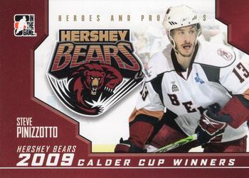 2009-10 In The Game Heroes and Prospects - Calder Cup Winners #CC-16 Steve Pinizzotto  Front