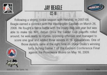 2009-10 In The Game Heroes and Prospects - Calder Cup Winners #CC-18 Jay Beagle  Back