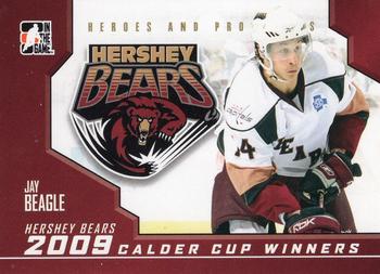 2009-10 In The Game Heroes and Prospects - Calder Cup Winners #CC-18 Jay Beagle  Front