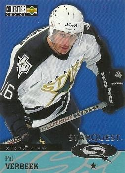1997-98 Collector's Choice - StarQuest #SQ16 Pat Verbeek Front