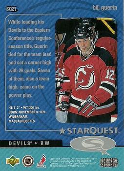 1997-98 Collector's Choice - StarQuest #SQ21 Bill Guerin Back
