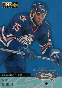 1997-98 Collector's Choice - StarQuest #SQ24 Mike Grier Front