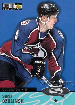1997-98 Collector's Choice - StarQuest #SQ38 Sandis Ozolinsh Front