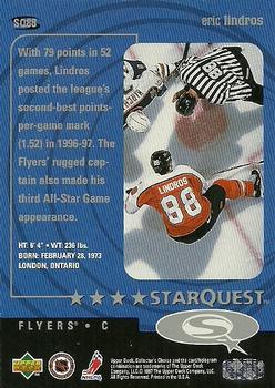 1997-98 Collector's Choice - StarQuest #SQ88 Eric Lindros Back