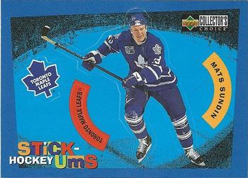 1997-98 Collector's Choice - Hockey Stick-Ums #S17 Mats Sundin Front