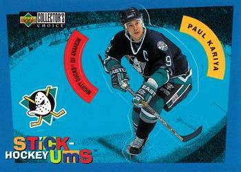 1997-98 Collector's Choice - Hockey Stick-Ums #S9 Paul Kariya Front
