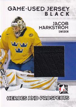 2009-10 In The Game Heroes and Prospects - Game Used Jerseys #M-52 Jacob Markstrom  Front
