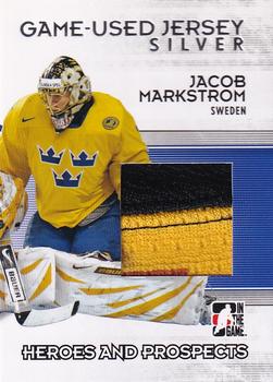2009-10 In The Game Heroes and Prospects - Game Used Jerseys Silver #M-52 Jacob Markstrom  Front