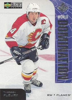 1997-98 Collector's Choice - World Domination #W11 Theoren Fleury Front