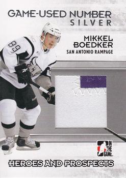 2009-10 In The Game Heroes and Prospects - Game Used Numbers Silver #M-47 Mikkel Boedker  Front